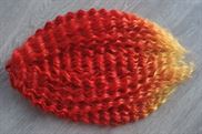 Mermaid Locks, 100g, Farve T-Red/Yellow, On Fire
