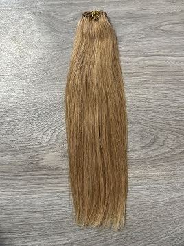 Håndsyet trense, 40cm Luksushår, 50g, Jordbærblond